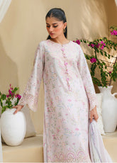 Shezlin By Aabyaan Embroidered Chikankari 3 Piece Unstitched Suit ABY24S D-AF-05 CEYDA
